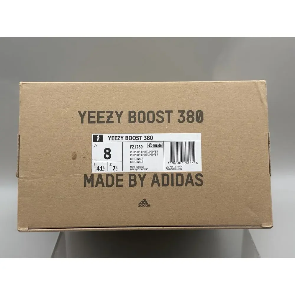 adidas Yeezy Boost 380 Pepper FZ1269 Men’s Size 8 OG Box Authentic Kanye